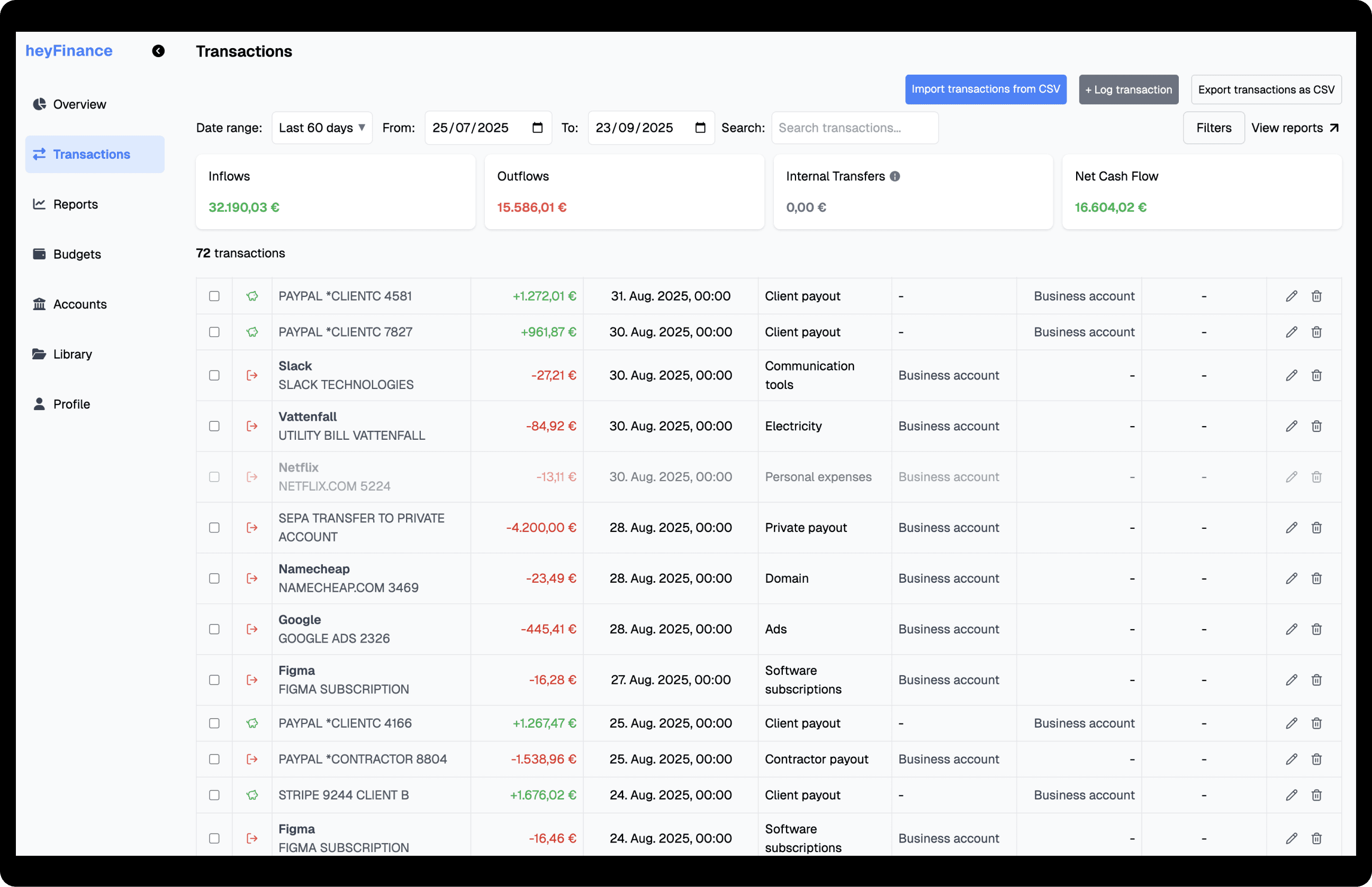Collaborative onboarding with CSV import