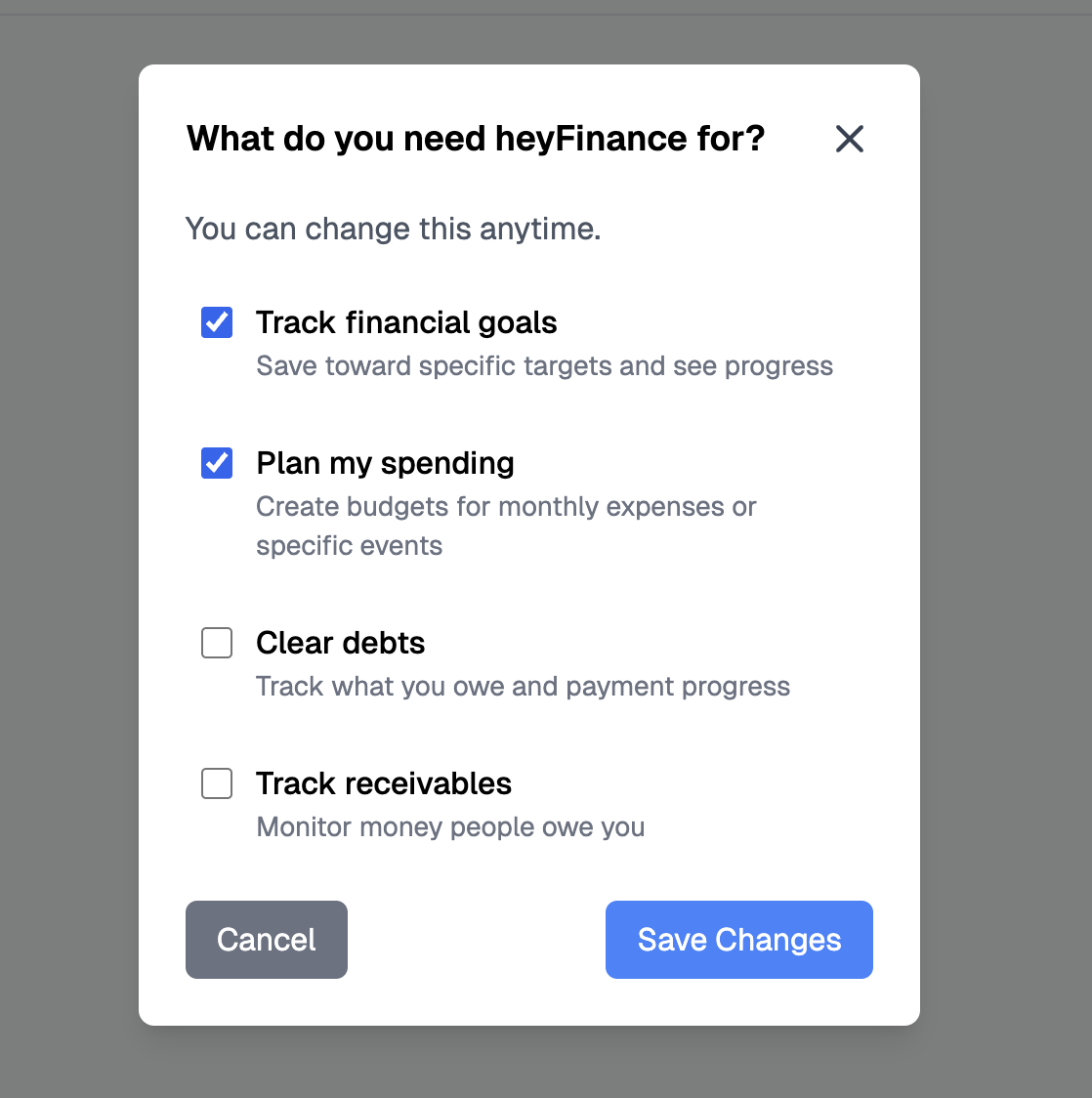 Simpler and personalised platform settings